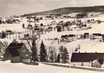 Rittersgrün Erzgebirge Totalansicht * 1981