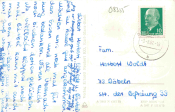 Rittersgrün Erzgebirge Totalansicht o 1967