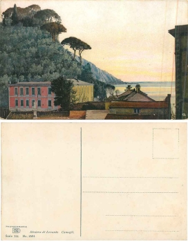 Riviera di Levante Camogli Photochromie Serie 134 No. 2584 *ca. 1920
