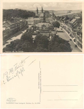 09306 Rochlitz Sachsen mit Schloss gebr. um 1945
