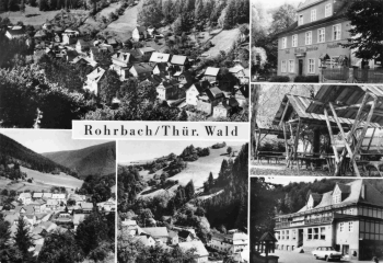 Rohrbach Thüringer Wald Mehrbildkarte * 1975