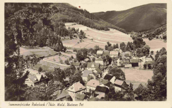 Rohrbach Thüringer Wald unterer Ort o 1957