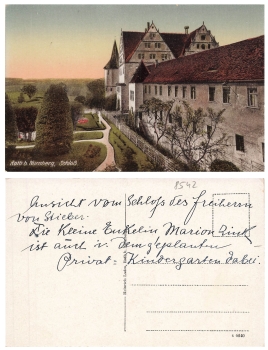 91154 Roth near Nuremberg Schloss gebr. circa 1915