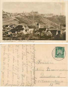 Rothenburg Tauber vom Dettwang, o 15.10.1924