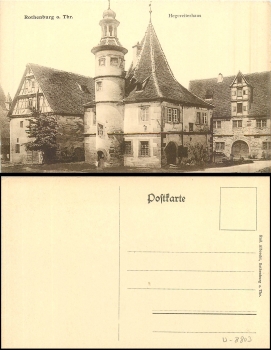 Rothenburg Tauber Hegereiterhaus *ca.1915