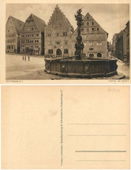 Rothenburg Tauber Markt * ca. 1925