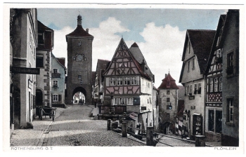91541 Rothenburg Tauber Plönlein *ca. 1925