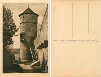 Rothenburg Tauber Strafturm  * ca. 1925