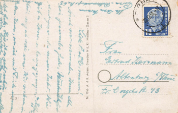 01796 Rottwerndorf Pirna Siedlung o 1951