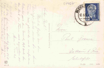 07407 Rudolstadt Totalansicht o 1952