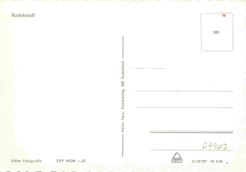 07407 Rudolstadt Totalanssicht * 1966