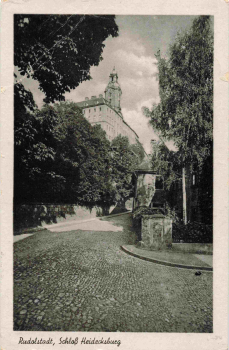 07407 Rudolstadt Heidecksburg o 1955