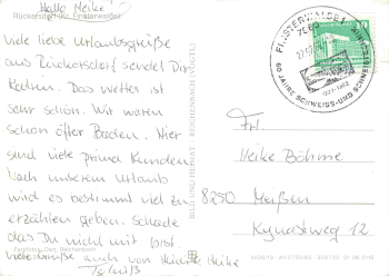 03238 Rückersdorf Niederlausitz Mehrbildkarte o 1982