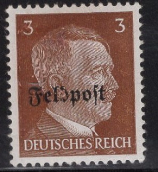 Deutsches Reich Feldpost Michel 17 * ungebraucht mit Falz Ruhrkessel Provisorium