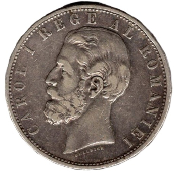 Rumänien 5 Lei 1883 Carol I