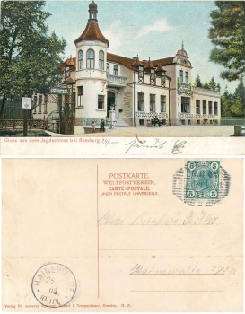 Rumburg Restaurant Jagdschloss o 26.06.1905