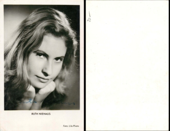 Ruth Niehaus original autograph