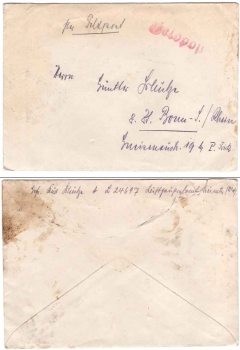 SS Feldpost Feldpostnummer L 24697 2nd Company Fla Battalion SS VT Division