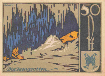Saalfeld, Thuringia emergency money note, 1921