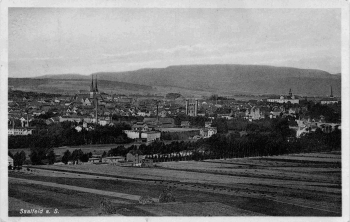Saalfeld Thüringen Totalansicht o 1934