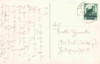 Saalfeld Thüringen Totalansicht o 1934