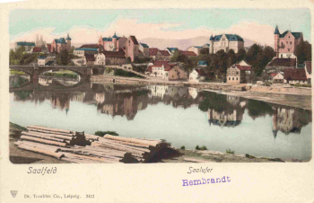 Saalfeld Thüringen Saalufer * um 1900