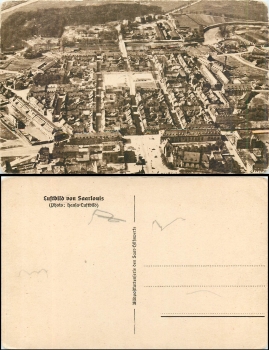 Saarlouis aerial view * approx. 1930