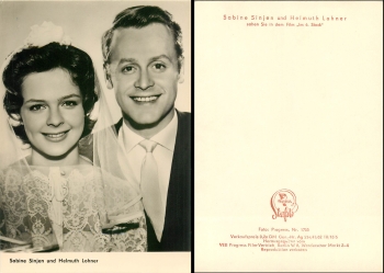 Sabine Sinjen und Helmuth Lohner Progress Starfoto Nr. 1755