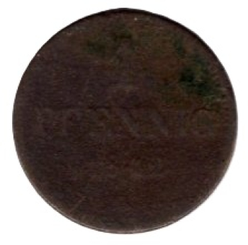 Sachsen Königreich 1 Pfennig 1842 Friedrich August II