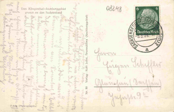 Sachsenberg-Georgenthal Klingenthal o 1939