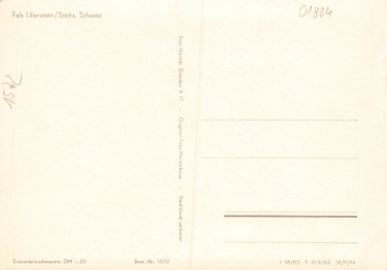 01824 Lilienstein Kletterfelsen * 1963 Hanich1572