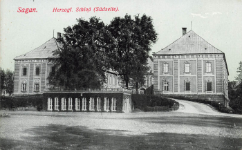 Sagan Schloss Schlesien Zagan * um 1910