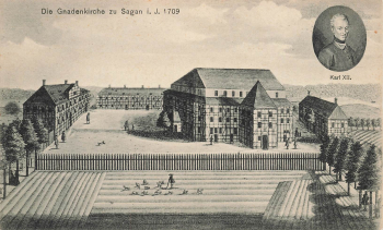 Sagan Gnadenkirche um 1709 Schlesien Zagan * um 1910