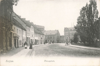 Sagan Nizzaplatz Schlesien Zagan * um 1900