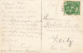 Salesel Elbe Böhmen Sudetengau Dolní Zálezly o 1914