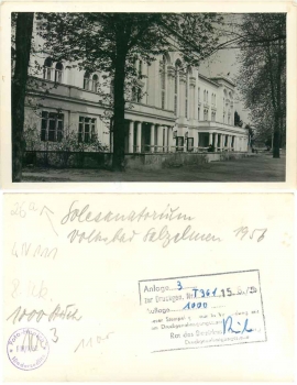 39218 Bad Salzelmen Solesanatorium Druckvorlage 1956 