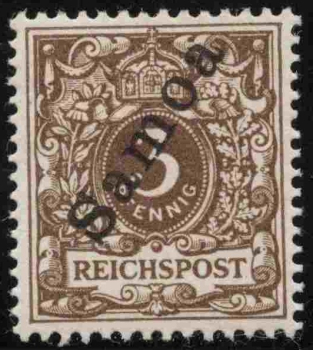 Samoa Deutsche Post Michel 1 ungebraucht Krone Adler