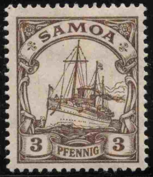 Samoa Deutsche Post Michel 20 * ungebraucht Kaiseryacht