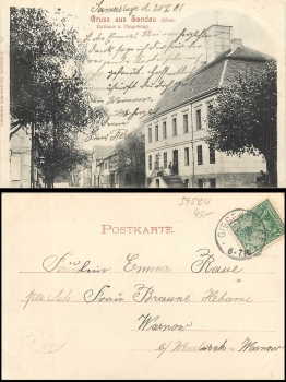 Sandau Elbe Rathaus 23.10.1901