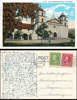 USA Santa Barbara Mission, California, o 18.8.1931