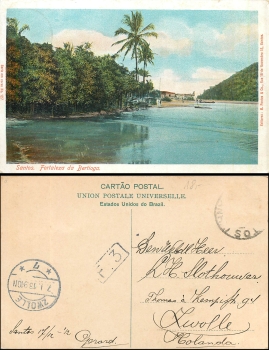 Brasilien Santos Fortaleza da Bartioga o 07.01.1913