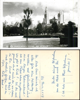 Sao Paulo Brasilien Parque Don Pedro II gebr. 06.05.1957
