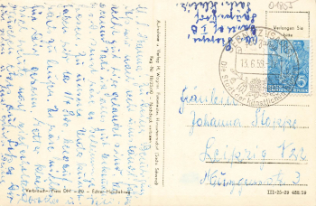 01855 Saupsdorf Sächsische Schweiz o 1959