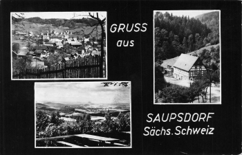 01855 Saupsdorf Sächsische Schweiz o 1960 