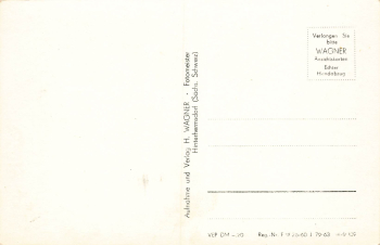 01855 Saupsdorf Sächsische Schweiz Wanderheim * 1960