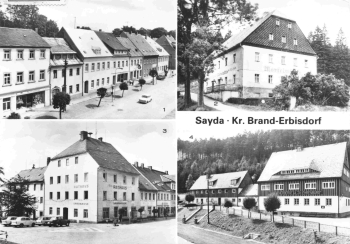 Sayda Sachsen Mehrbildkarte o 1985