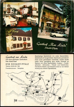 Schaidt Wörth am Rhein Gasthaus Zur Linde  ca. 1970