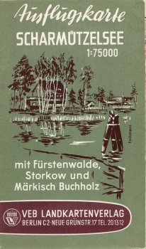 Scharmutzelsee excursion map around 1960