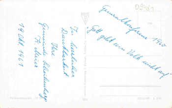 Scheibenberg Stadt Erzgebirge Heim der Methodistenkiche gebraucht 1961
