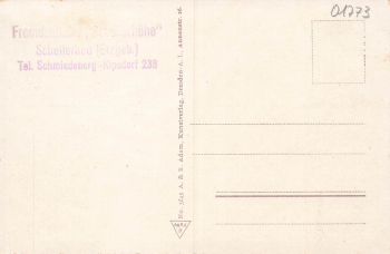 01773 Schellerhau Erzgebirge Fremdenheim Schellerhöhe * um 1940